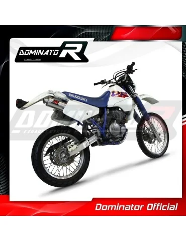 Silencieux slip-on Dominator ROND pour Suzuki DR 350 (1990-1999)