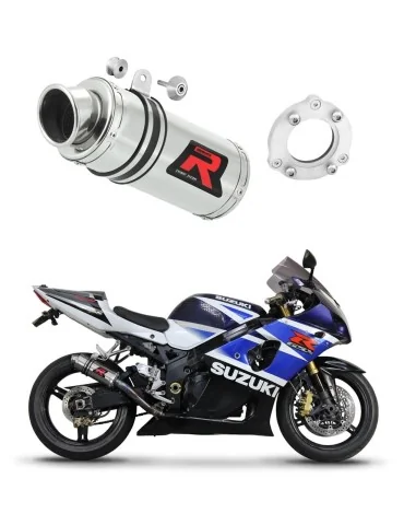 Silencieux bolt-on Dominator GP1 pour Suzuki GSXR 1000 K1 - K4 (2001-2004)