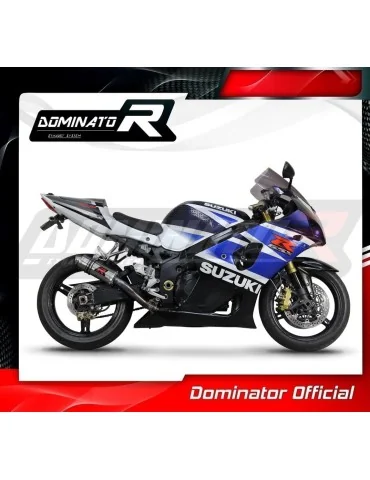Silencieux bolt-on Dominator GP1 pour Suzuki GSXR 1000 K1 - K4 (2001-2004)