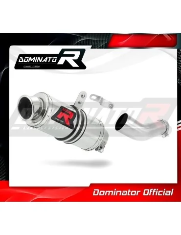 Silencieux slip-on Dominator GP1 pour Suzuki GSXR 600 K6 K7 (2006-2007)