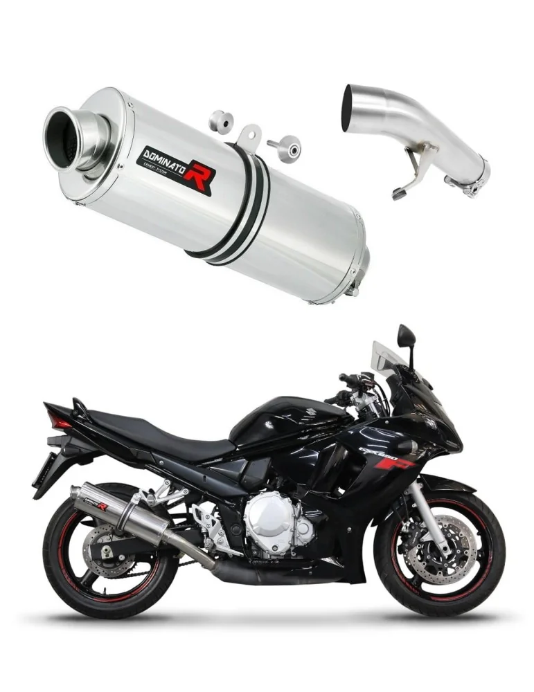 Silencieux slip-on Dominator OV pour Suzuki GSXF 650 (2007-2016)