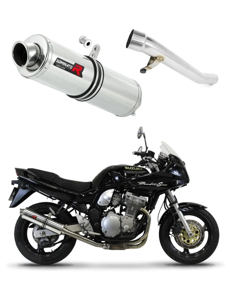 Silencieux slip-on Dominator ST pour Suzuki GSF Bandit N / S 600 (1995-1999)