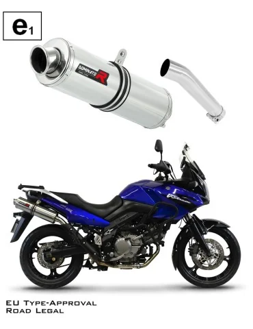 Silencieux slip-on homologué Dominator ROND pour Suzuki DL 650 V-strom (2004-2006)