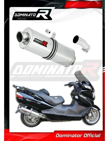 Silencieux slip-on Dominator OV pour Suzuki Burgman 650 (2002-2012)