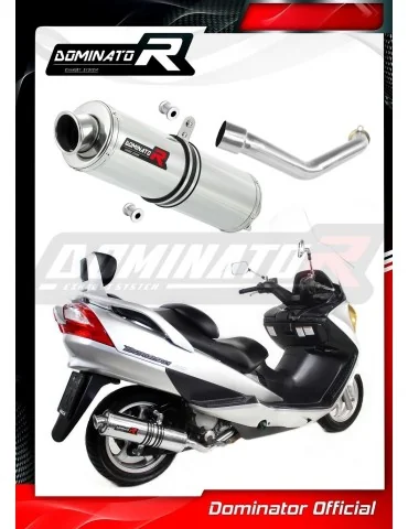 Silencieux slip-on Dominator ST pour Suzuki Burgman 400 (2003-2006)
