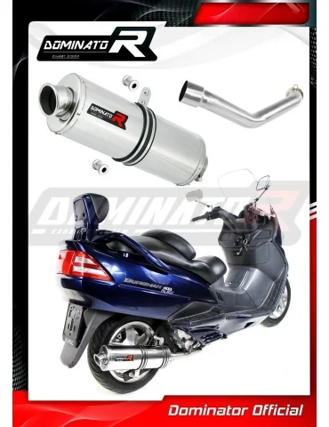 Silencieux slip-on Dominator OV pour Suzuki Burgman 400 (1998-2002)