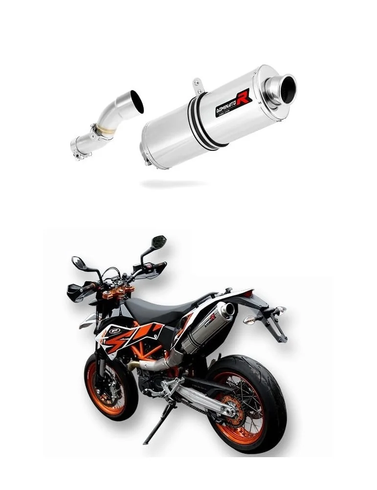 Silencieux slip-on Dominator OV pour KTM 690 SMC (2008-2011)