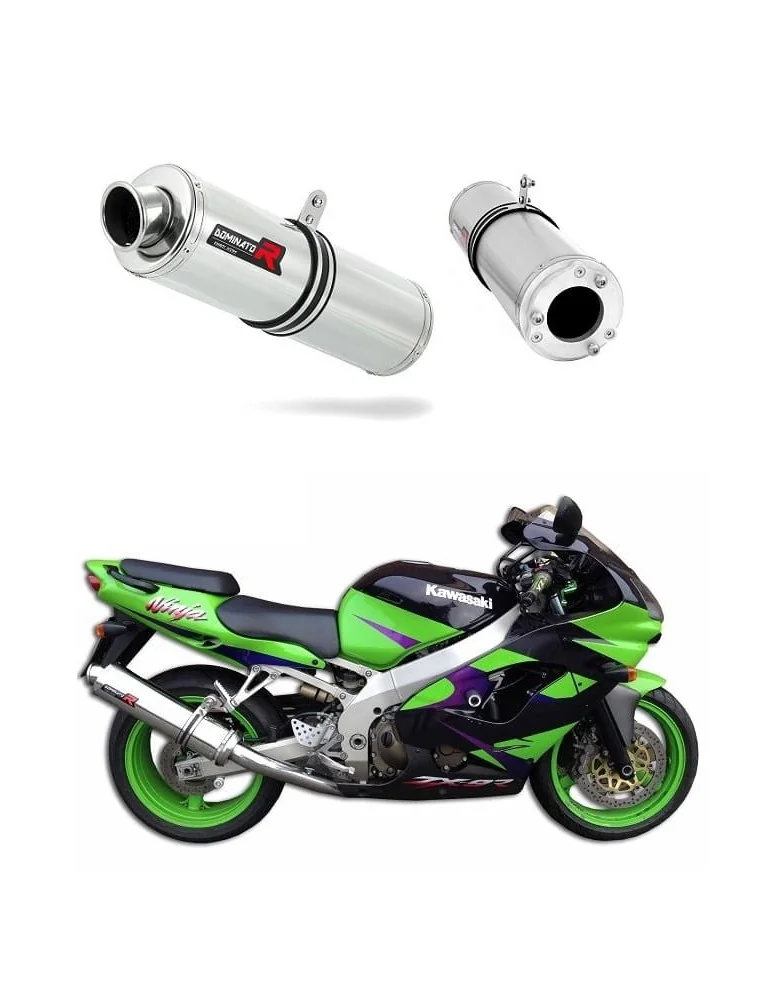Silencieux bolt-on Dominator ST pour Kawasaki ZX9R (1998-2002)