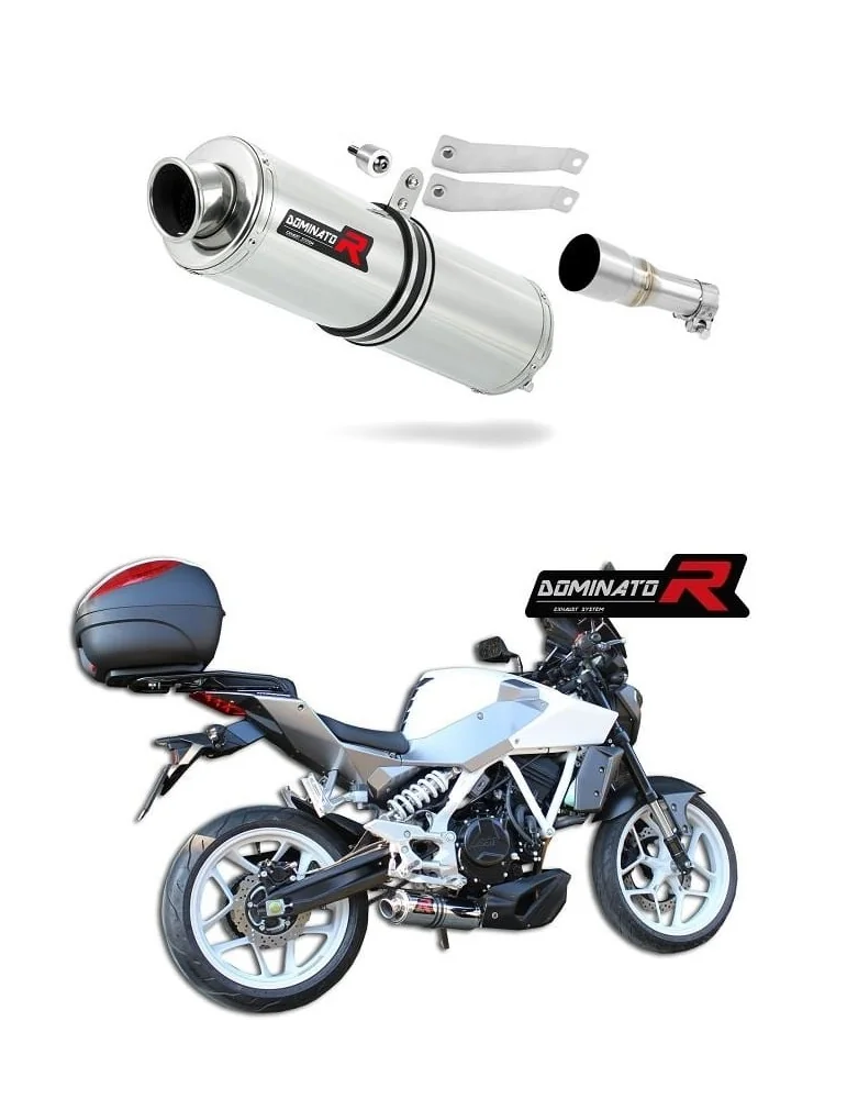 Silencieux slip-on Dominator GP1 pour Hyosung GD 250 Exiv