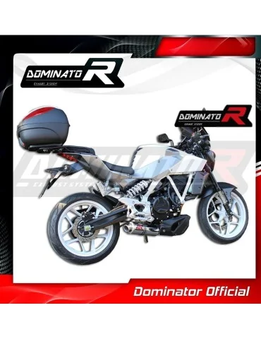 Silencieux slip-on Dominator GP1 pour Hyosung GD 250 Exiv