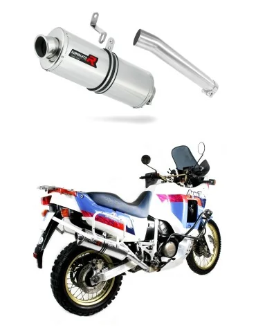 Silencieux slip-on Dominator OV pour Honda XRV 750 Africa Twin RD04 (1990-1992)