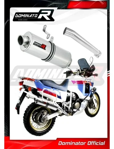 Silencieux slip-on Dominator OV pour Honda XRV 750 Africa Twin RD04 (1990-1992)