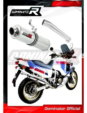 Silencieux slip-on Dominator ST pour Honda XRV 750 Africa Twin RD04 (1990-1992)