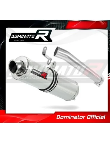 Silencieux slip-on Dominator ST pour Honda XRV 750 Africa Twin RD04 (1990-1992)