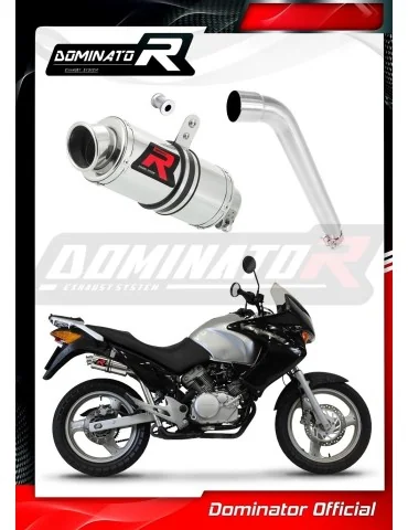 Silencieux slip-on Dominator GP1 pour Honda XL 125 V Varadero (2001-2006)