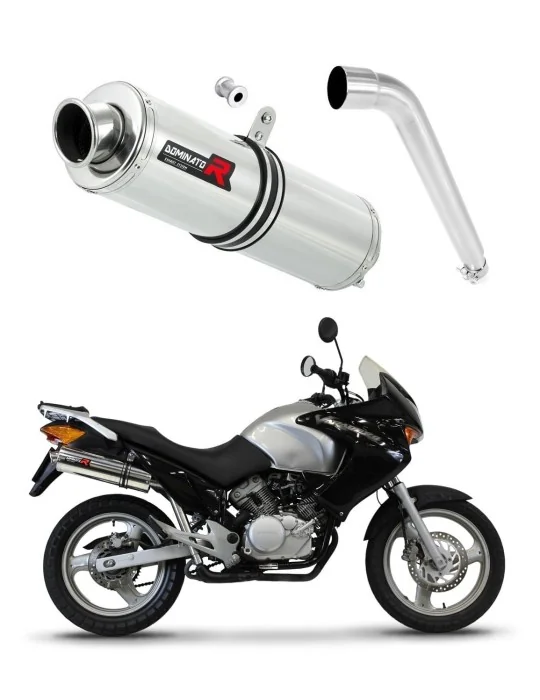 Silencieux slip-on Dominator ROND pour Honda XL 125 V Varadero (2001-2006)