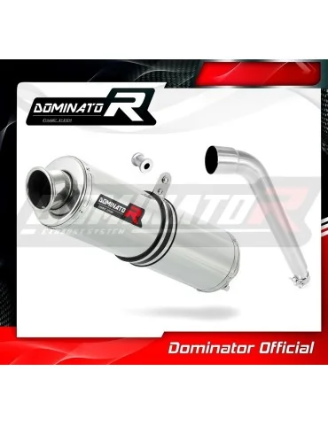 Silencieux slip-on Dominator ROND pour Honda XL 125 V Varadero (2001-2006)