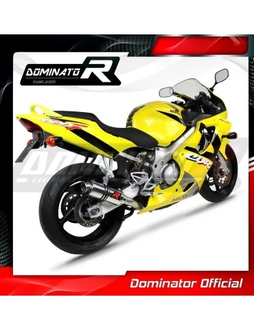 Silencieux slip-on Dominator GP1 pour Honda CBR 600 F4 (1999-2000)