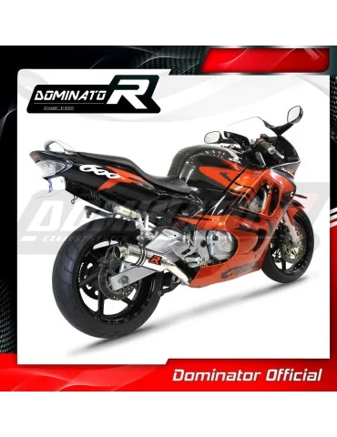 Silencieux slip-on Dominator GP1 pour Honda CBR 600 F2 / F3 (1991-1998)