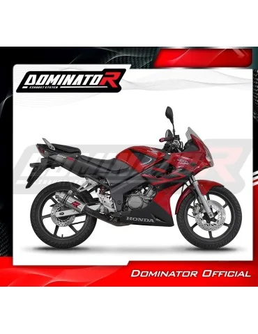 Silencieux bolt-on Dominator GP1 pour Honda CBR 125 (2004-2010)