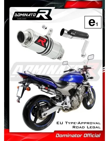 Silencieux slip-on homologué Dominator GP1 pour Honda CB 600F Hornet (2003-2006)