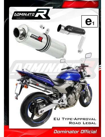 Silencieux slip-on homologué Dominator ROND pour Honda CB 600F Hornet (2003-2006)