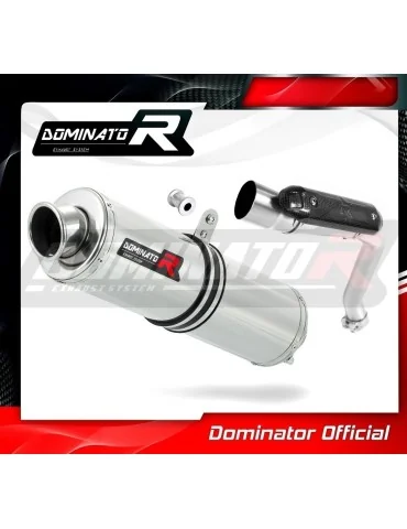 Silencieux slip-on homologué Dominator ROND pour Honda CB 600F Hornet (2003-2006)
