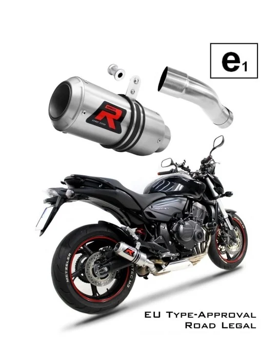 Silencieux slip-on homologué Dominator GP pour Honda CB 600F Hornet (2007-2013)