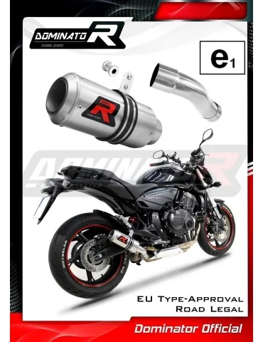 Silencieux slip-on homologué Dominator GP pour Honda CB 600F Hornet (2007-2013)