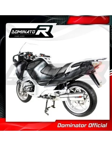 Silencieux slip-on homologué Dominator OVAL pour BMW R1200RT (2004-2009)