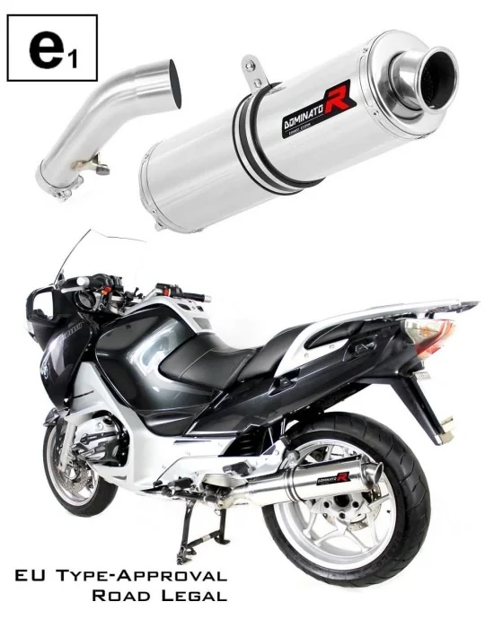 Silencieux slip-on homologué Dominator ROND pour BMW R1200RT (2004-2009)
