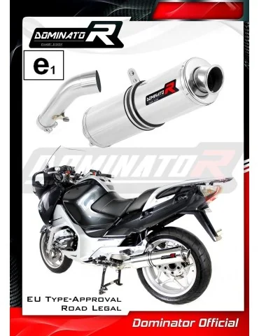 Silencieux slip-on homologué Dominator ROND pour BMW R1200RT (2004-2009)