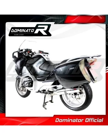 Silencieux slip-on homologué Dominator ROND pour BMW R1200RT (2004-2009)