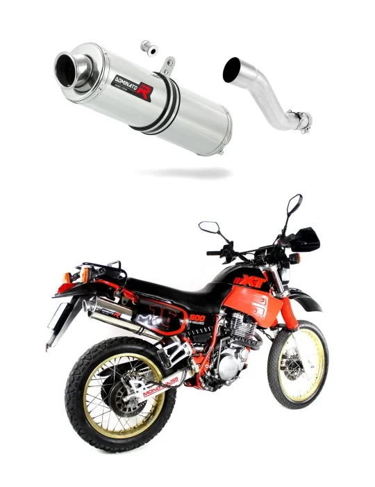 Silencieux slip-on Dominator ST pour Yamaha XT 600 2KF (1987-1989)
