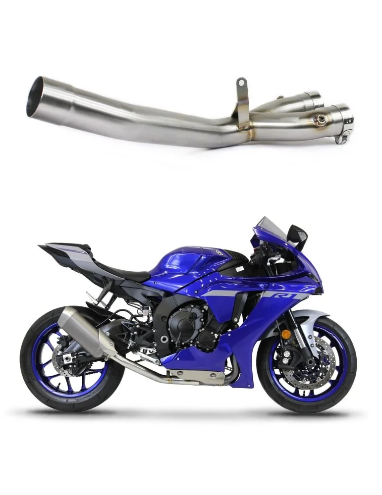 Décatalyseur inox Dominator pour Yamaha YZF R1 1000 RN65 2020-2024
