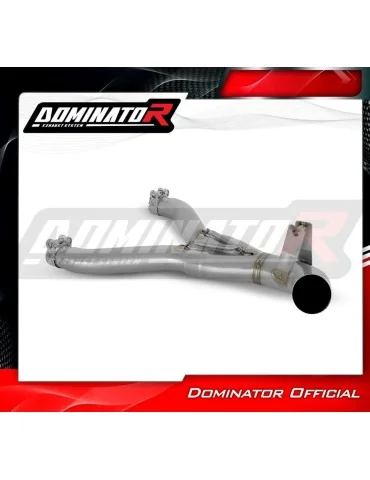 Tube central de liaison inox Dominator pour Moto Guzzi V85 TT (2019-2020)