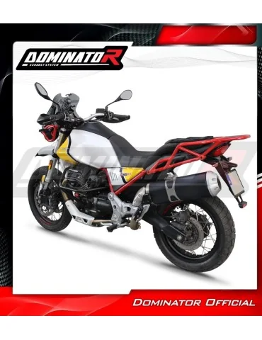 Tube central de liaison inox Dominator pour Moto Guzzi V85 TT (2019-2020)