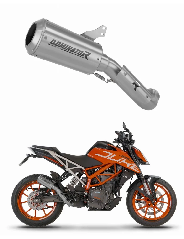 Silencieux slip-on Dominator GPS pour KTM 390 Duke (2017-2020)