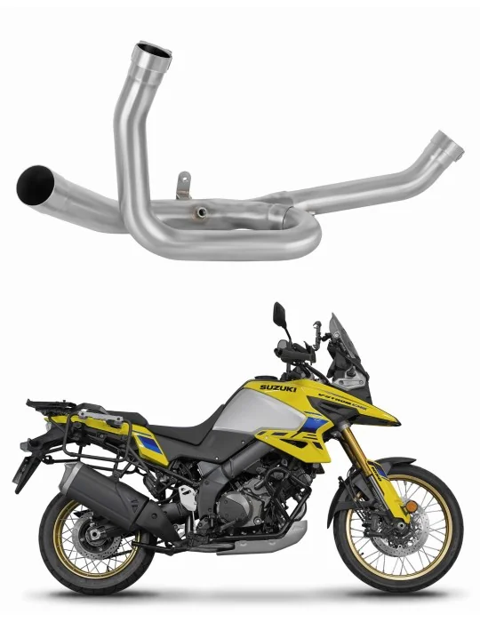 Tube central de liaison inox Dominator pour Suzuki V-Strom 1050 DE (2023-2025)
