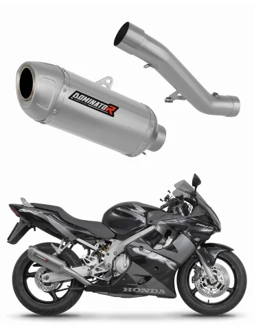 Silencieux slip-on Dominator S6 Shorty pour Honda CBR 600 F4i (2001-2006)