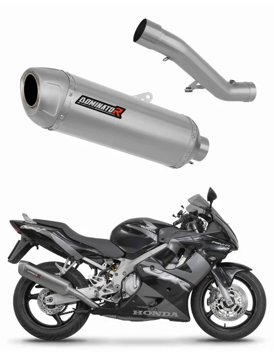 Silencieux slip-on Dominator S6 pour Honda CBR 600 F4i (2001-2006)