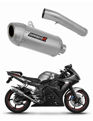 Silencieux slip-on Dominator S6 Shorty pour Yamaha YZF R6 (2003-2005)