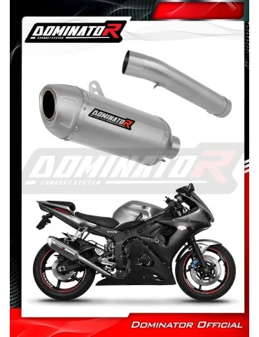 Silencieux slip-on Dominator S6 Shorty pour Yamaha YZF R6 (2003-2005)