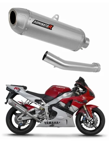 Silencieux slip-on Dominator S6 pour Yamaha YZF R1 1000 RN04 (2000-2001)