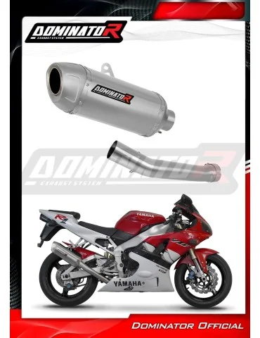 Silencieux slip-on Dominator S6 Shorty pour Yamaha YZF R1 1000 RN01 (1998-1999)