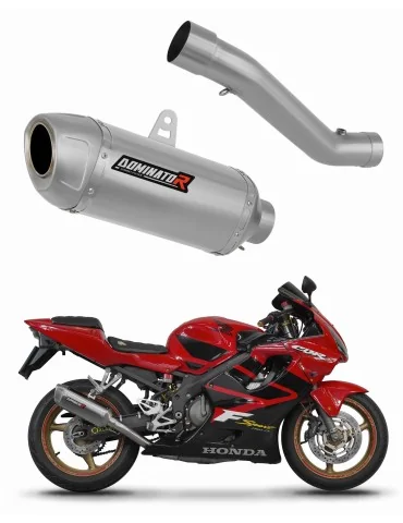 Silencieux slip-on Dominator S6 Shorty pour Honda CBR 600 F4i Sport (2001-2006)