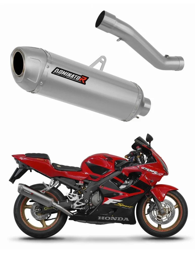 Silencieux slip-on Dominator S6 pour Honda CBR 600 F4i Sport (2001-2006)