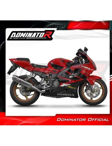 Silencieux slip-on Dominator S6 pour Honda CBR 600 F4i Sport (2001-2006)