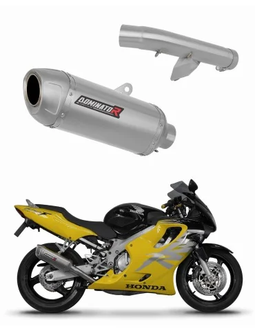 Silencieux slip-on Dominator S6 pour Honda CBR 600 F4 shorty (1999-2000)