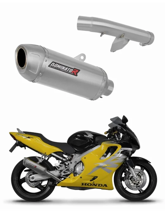 Silencieux slip-on Dominator S6 pour Honda CBR 600 F4 shorty (1999-2000)